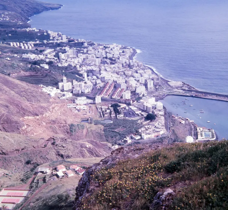 Panorámica de Santa Cruz de La Palma